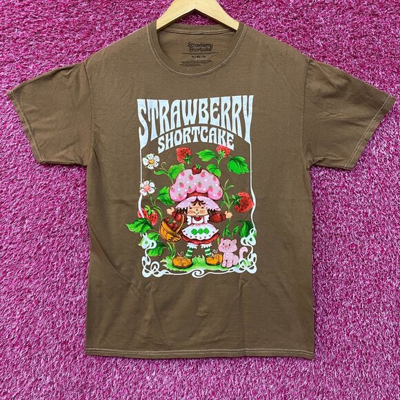 Strawberry’s Shortcake Women's Cute Mineral Wash Tshirt size Medium - Picture 1 of 4